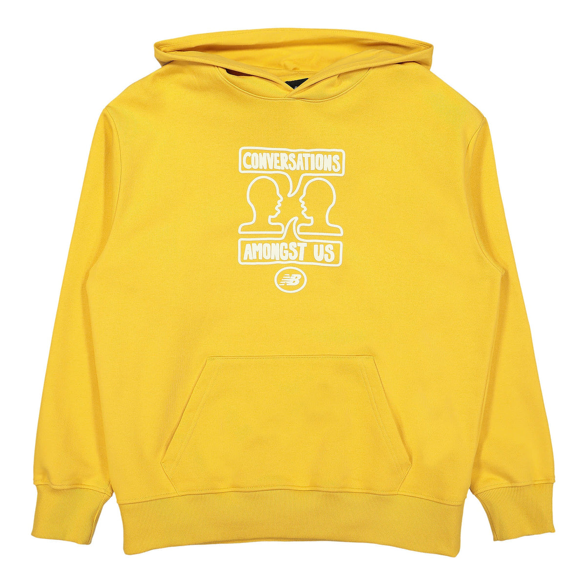 New Balance Conversations Amongst Us Hoodie Yellow Hoodies MT21928 | Overkill