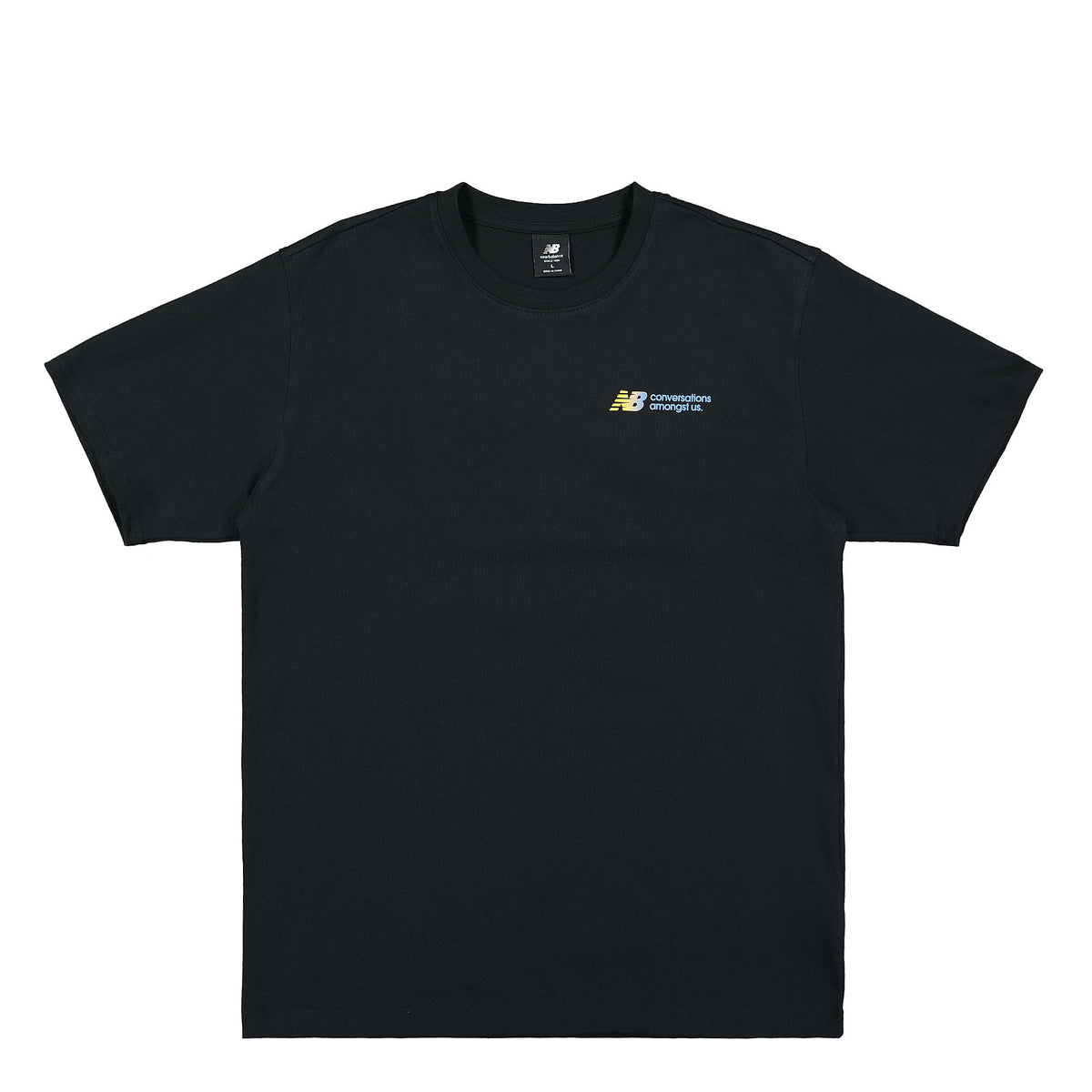 New Balance Conversations Amongst Us Tee Black T-Shirts MT21932 / BK | Overkill
