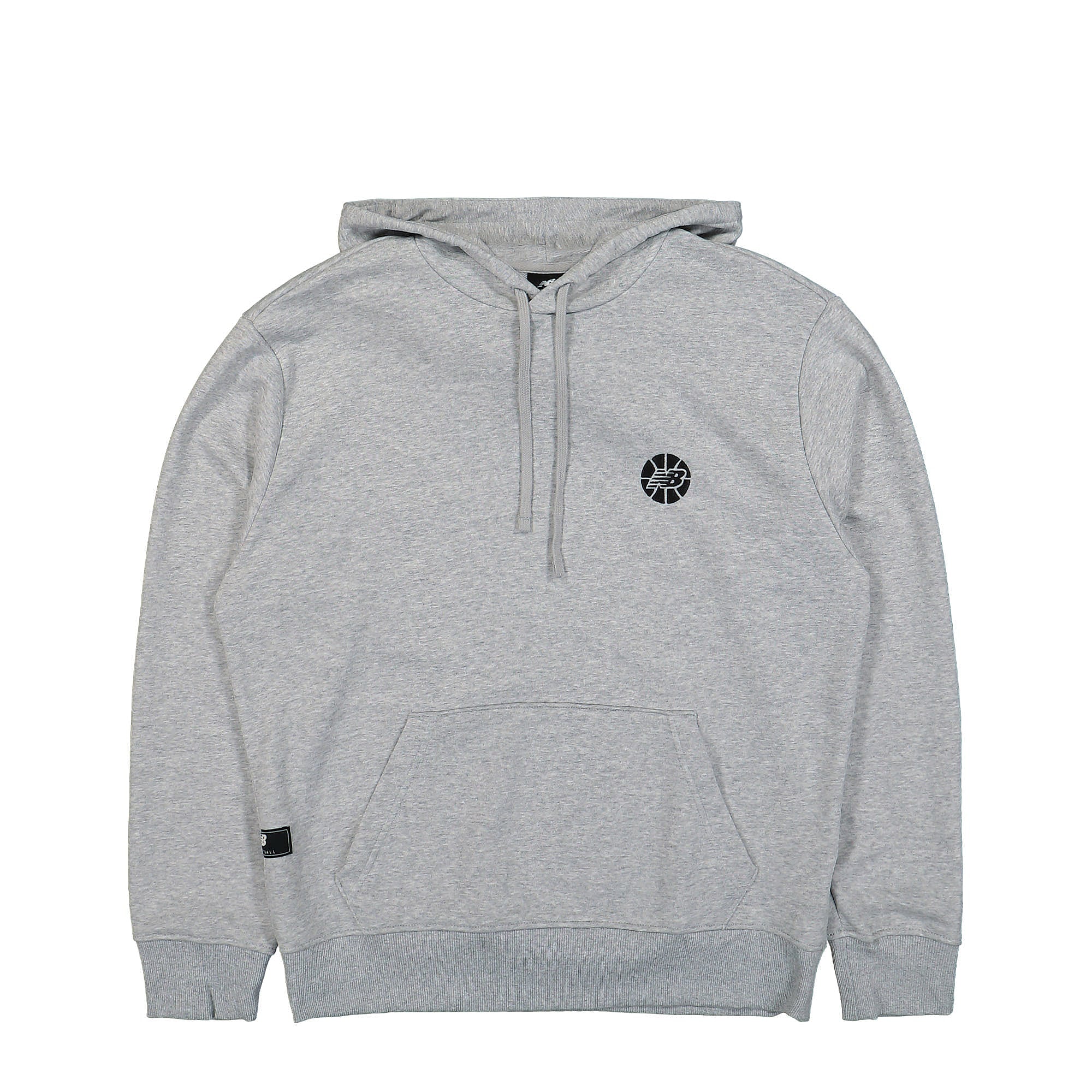 New Balance Hoops Fundamentals Hoodie Athletic Grey Hoodies MT23581 | Overkill
