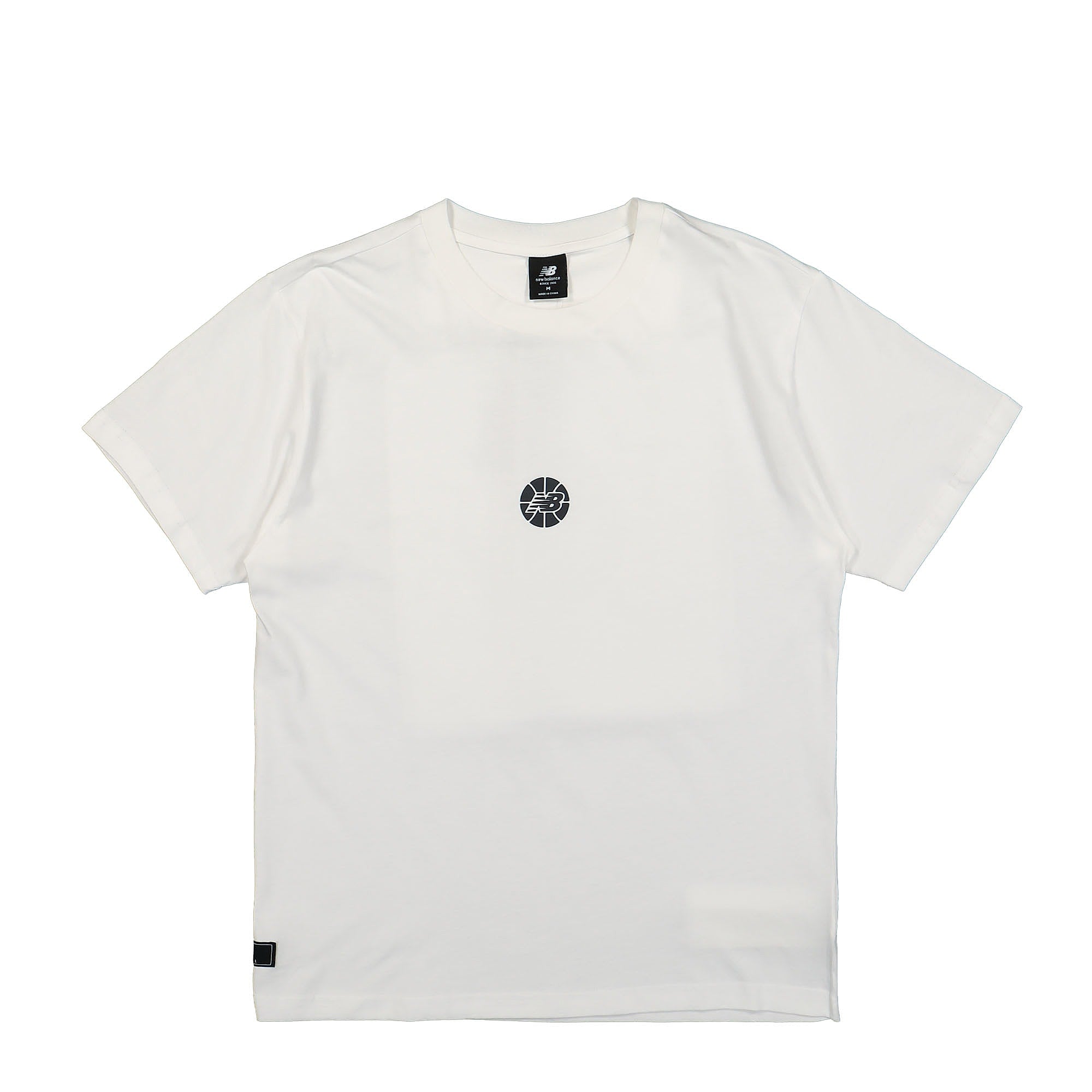 New Balance Hoops Fundamentals T-Shirt White T-Shirts MT23582 | Overkill