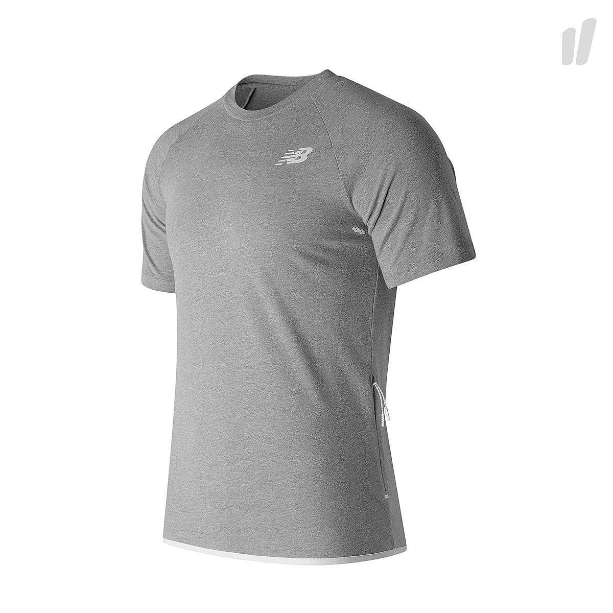 New Balance 247 Tech Tee Athletic Grey T-Shirts MT71504AG / 541590-60-12 | Overkill