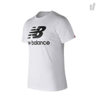 New Balance Essentials Stacked Logo Tee White T-Shirts MT83530WT / 660060-60-3 | Overkill