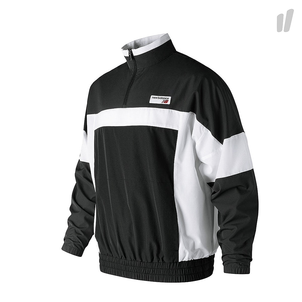 New Balance Athletics Wind Pullover Black Sweatshirts MT 91528 BK / 691600-60-8 | Overkill