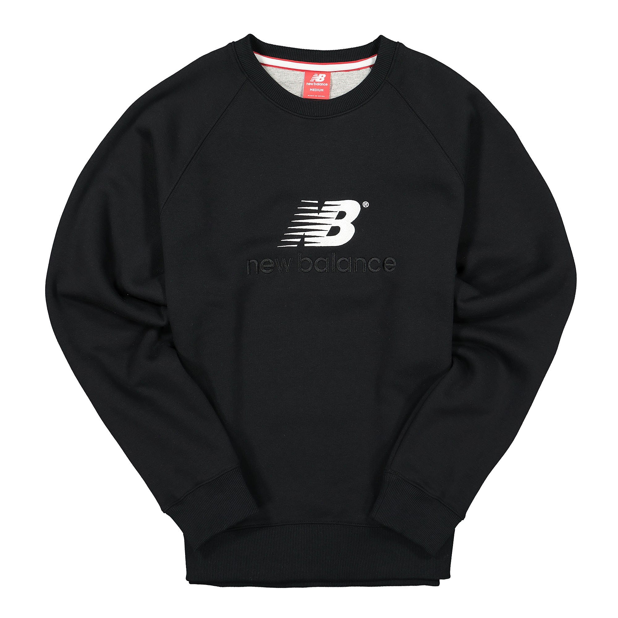 New Balance Athletics Premium Archive Crew Black Sweatshirts MT93575BK / 742200-60-8 | Overkill