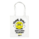 Montana Cotton Bag Thank You By Laia White Shoulder & Cross Body Bags  Material | Overkill