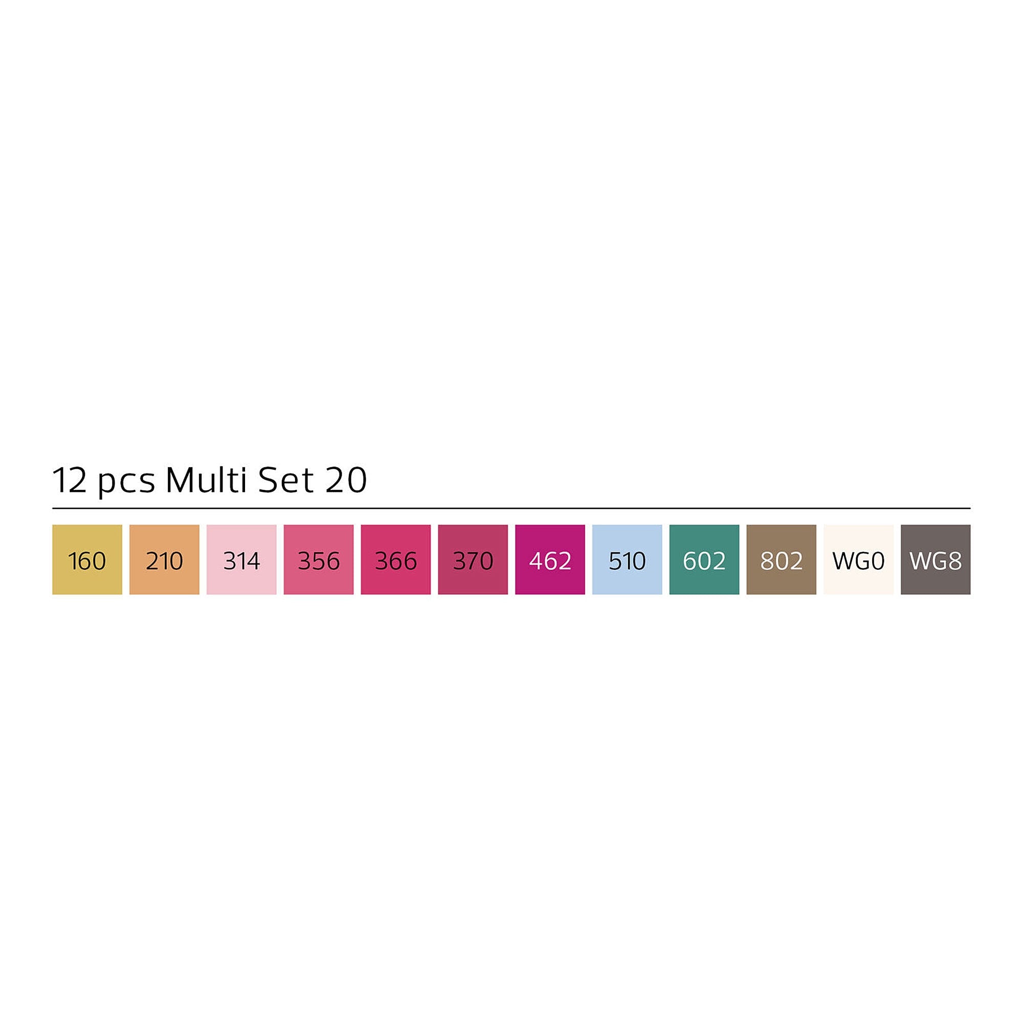 Stylefile marker 12er multi set 20 0 Marker  Material | Overkill