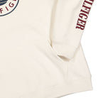 Timberland Tommy Hilfiger x Timberland Ri Logo Hoodie Ivory Hoodies Detailfoto | Overkill