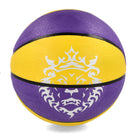 Nike Playground 8P LeBron James Basketball Purple / Amarillo / Black / White Basketballs Close-up | Overkill