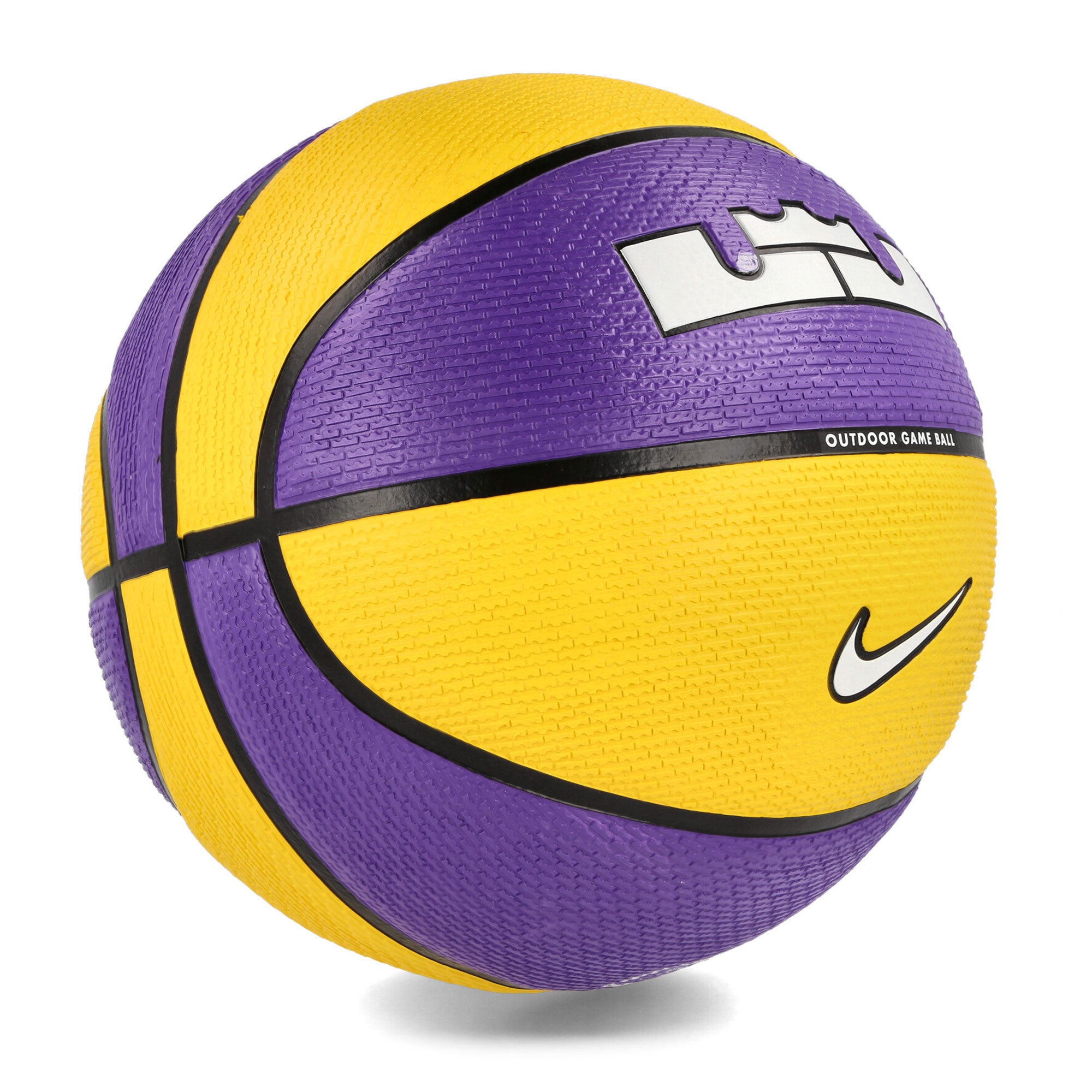 Nike Playground 8P LeBron James Basketball Purple / Amarillo / Black / White Basketballs Detailfoto | Overkill