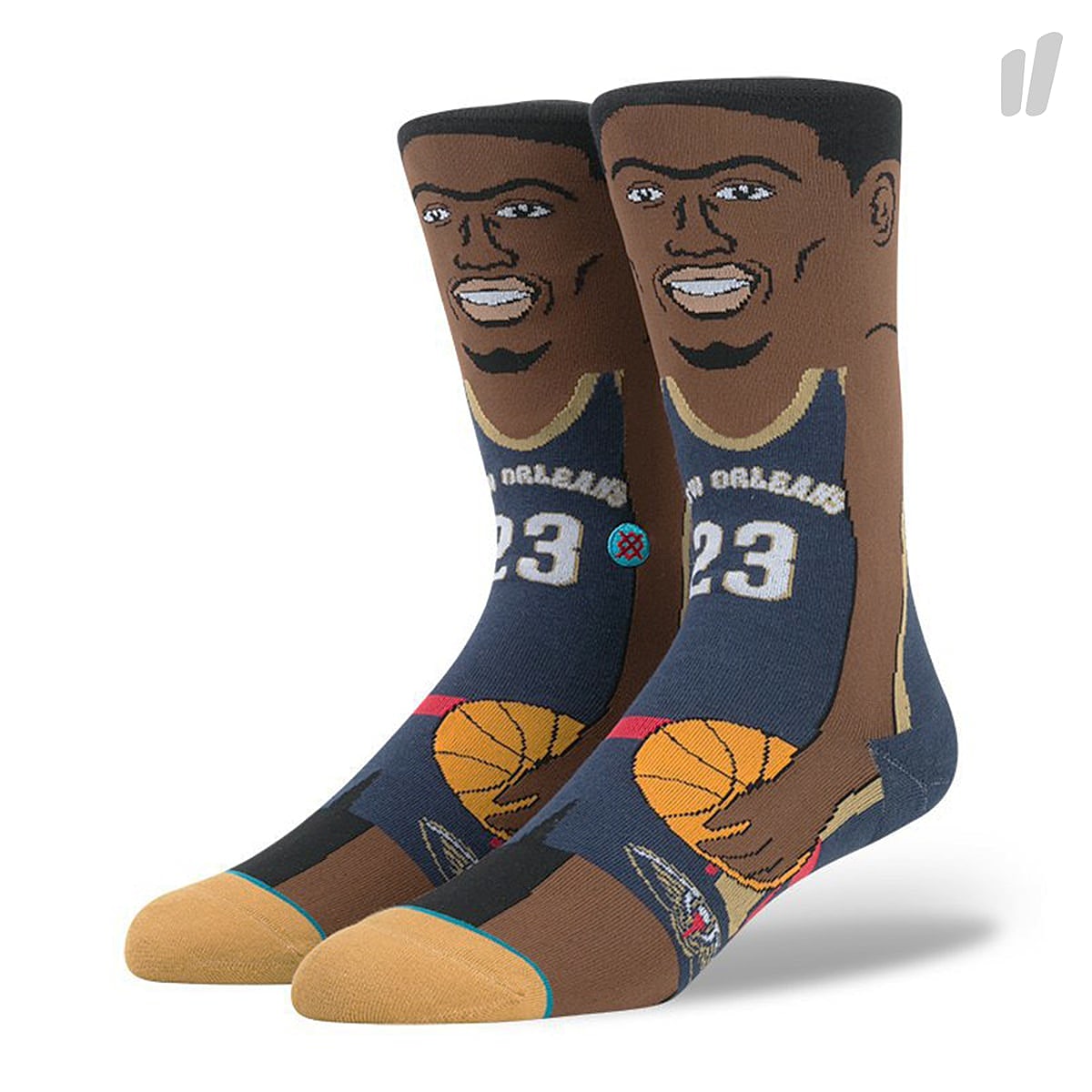 Stance Anthony Davis Socks Navy Socks M545C16ANT-NVY | Overkill