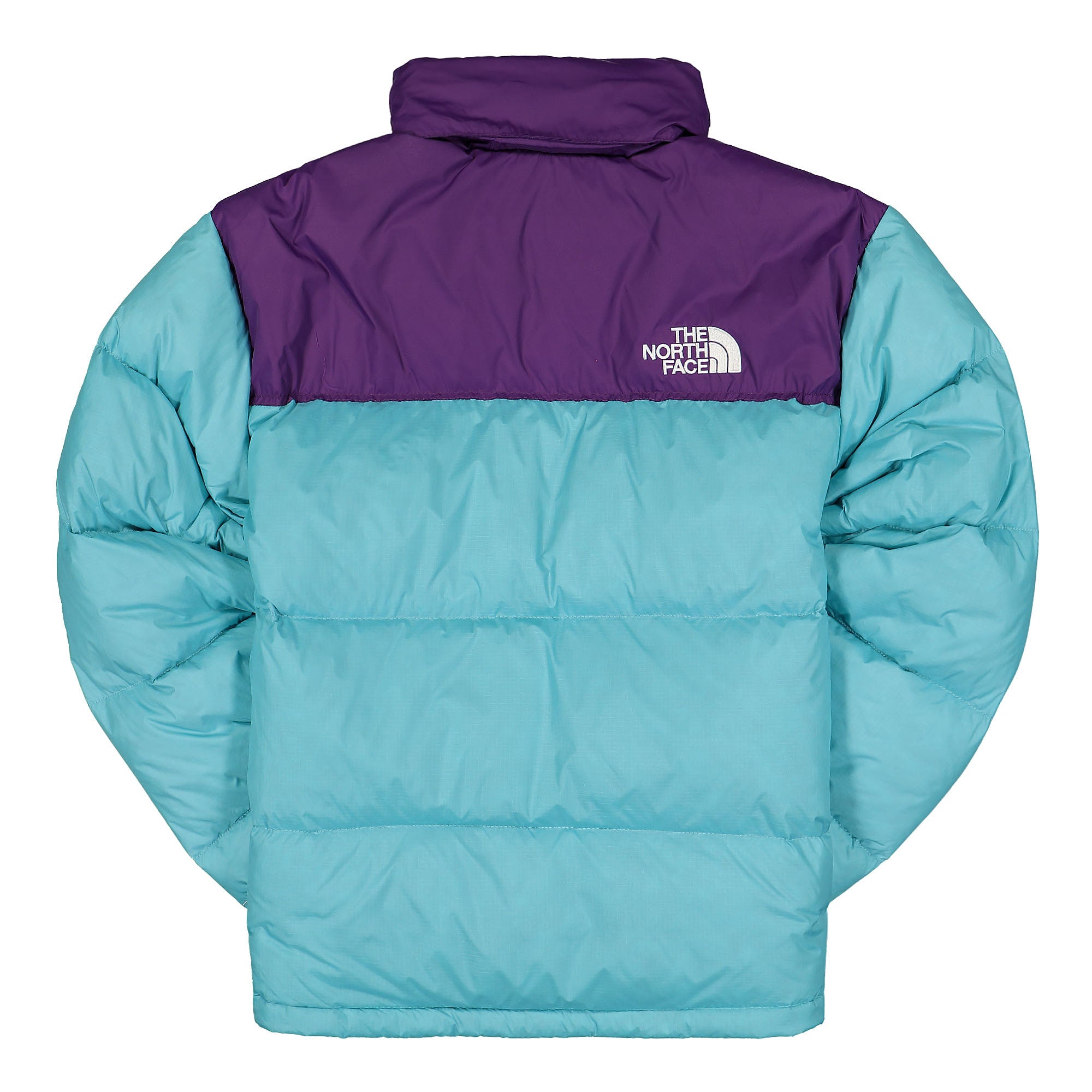 The North Face 1996 Retro Nuptse Jacket Transantarctic Blue - Gravity Purple Puffer Jackets Material | Overkill