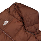 The North Face 1996 Retro Nuptse Jacket Dark Oak Puffer Jackets Detailfoto | Overkill