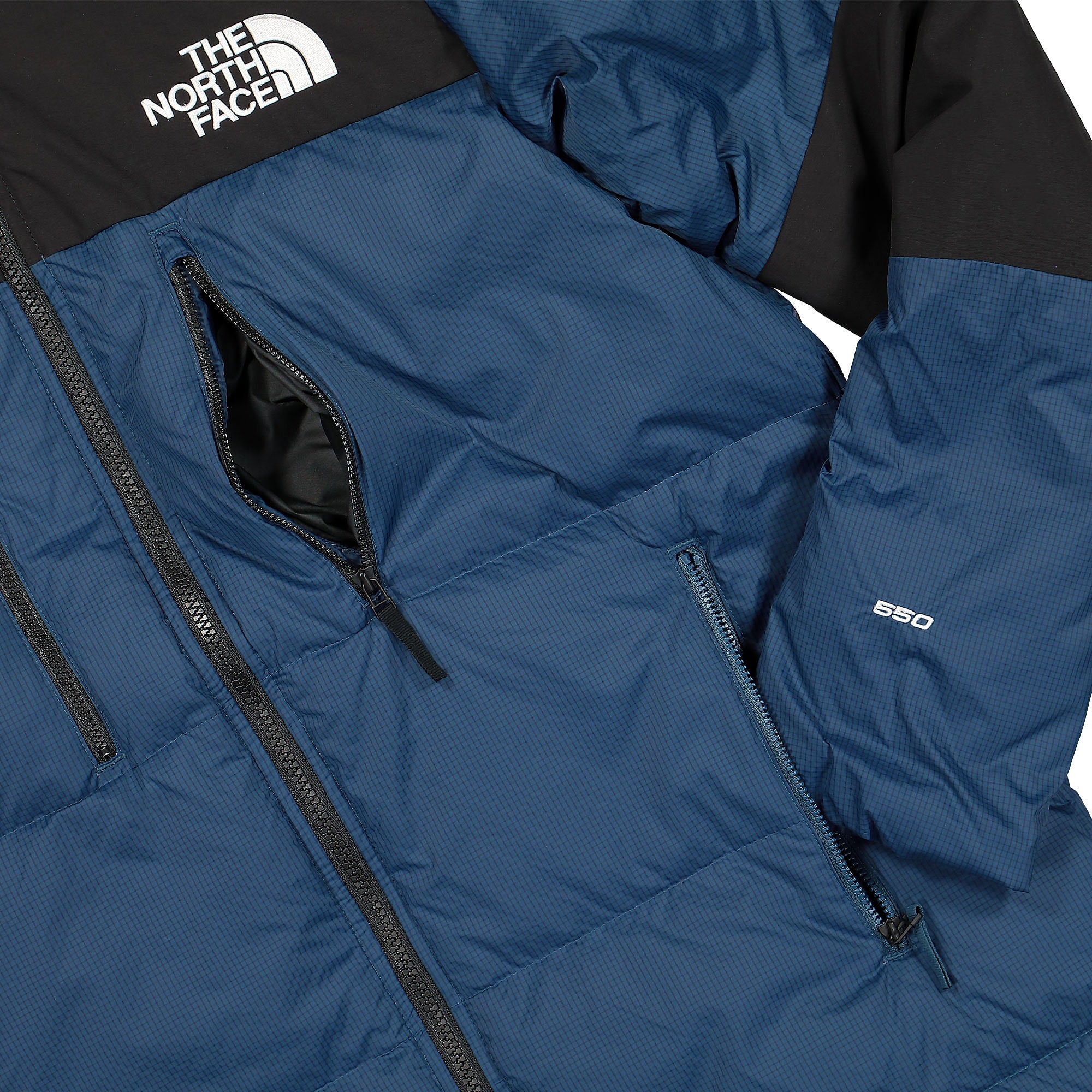 The North Face Himalayan Light Down Hood Montery Blue Hoodies Detailfoto | Overkill
