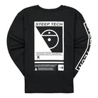 The North Face Steep Tech Longsleeve Tee Black Longsleeves Material | Overkill