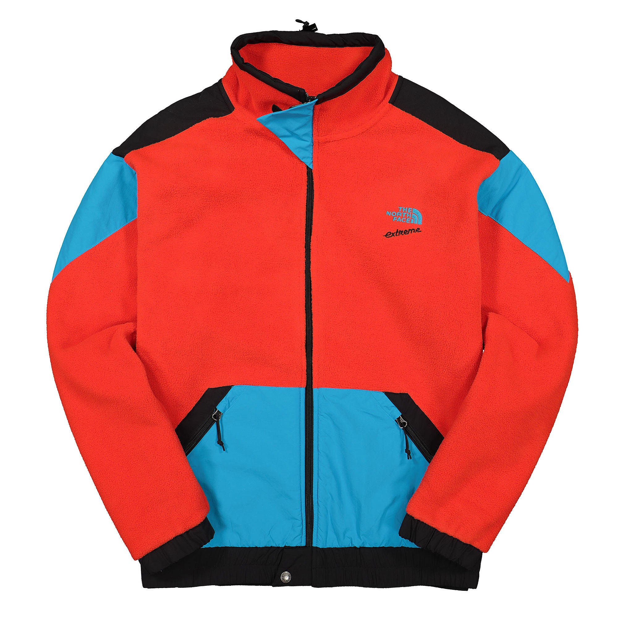 The North Face 90 Extreme Full Zip Fleece Jacket Fiery Red Fleece Jackets NF0A4AGKLKD1 | Overkill