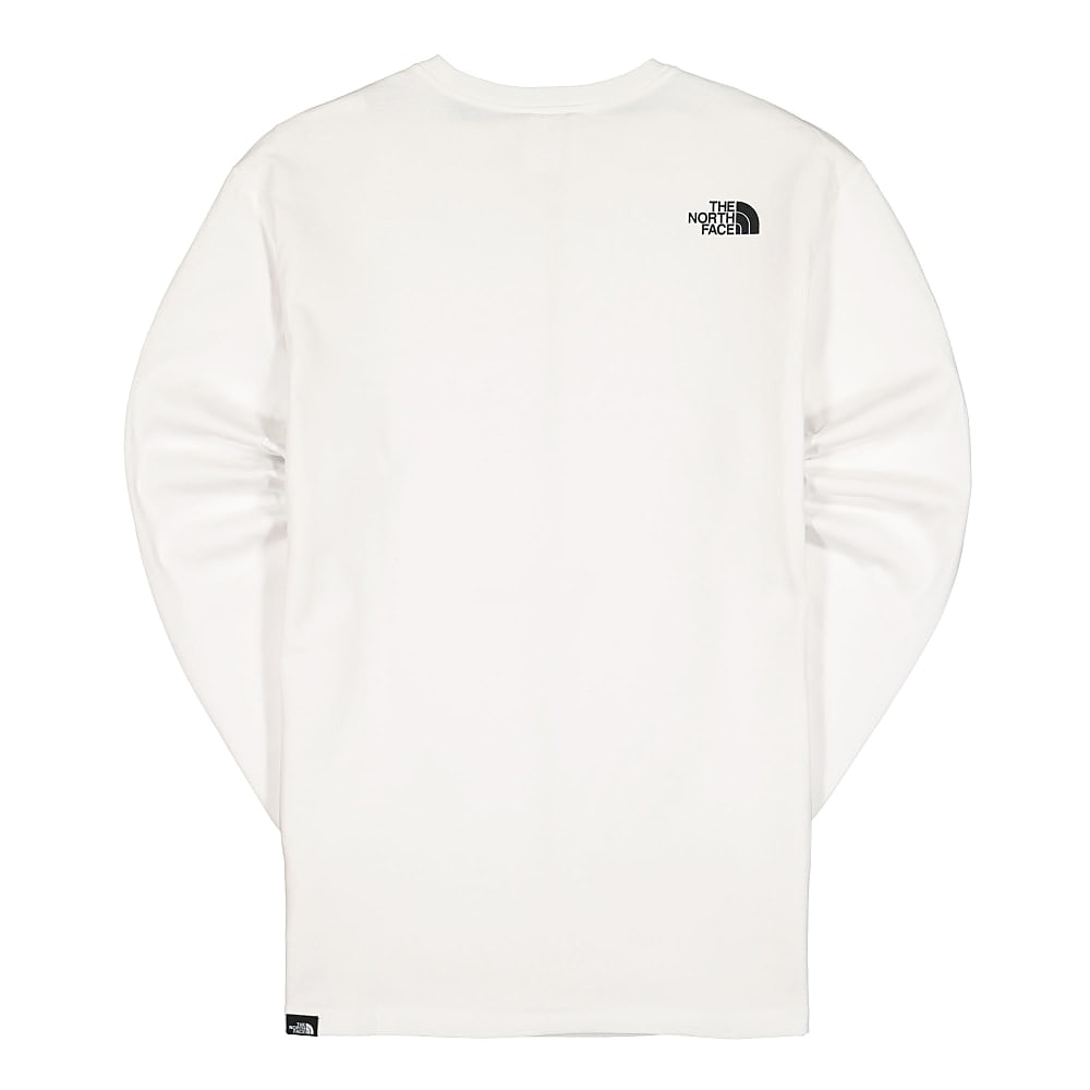 The North Face M Boruda L/S Tee White Longsleeves Material | Overkill