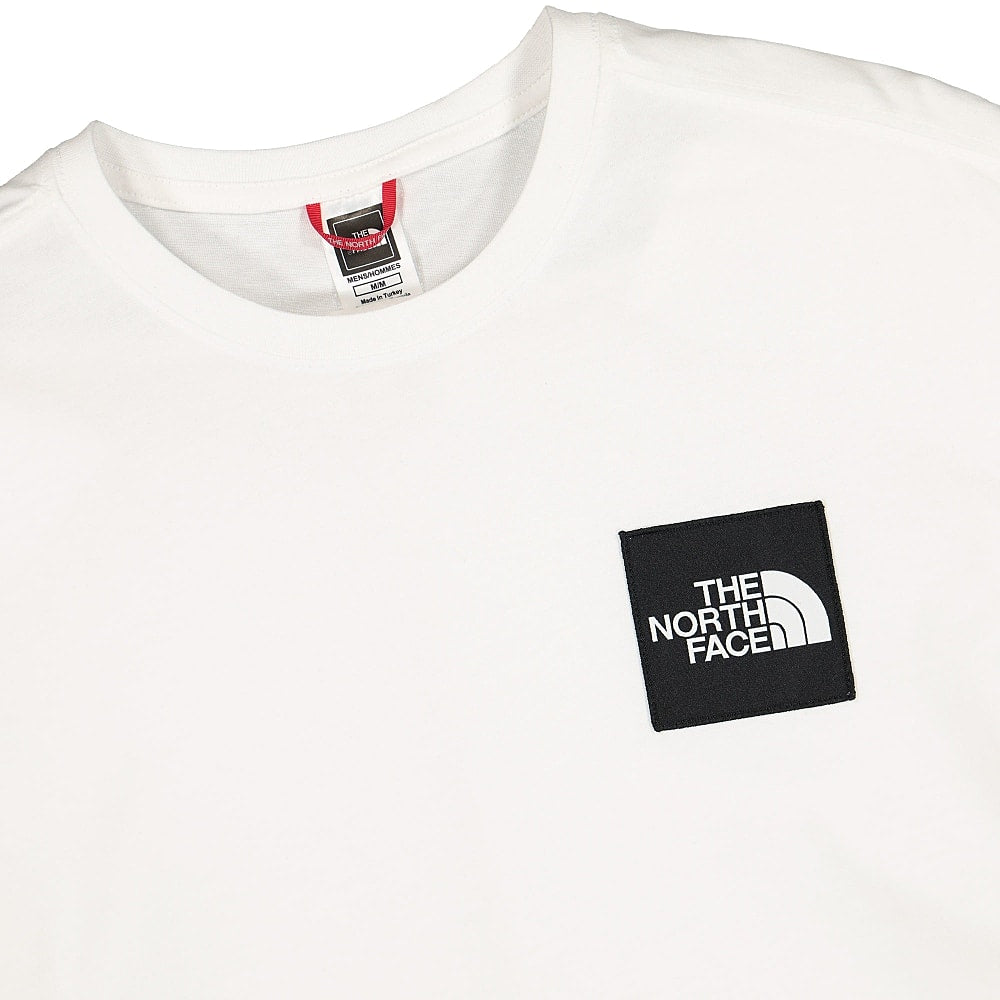 The North Face M Boruda L/S Tee White Longsleeves Close-up | Overkill