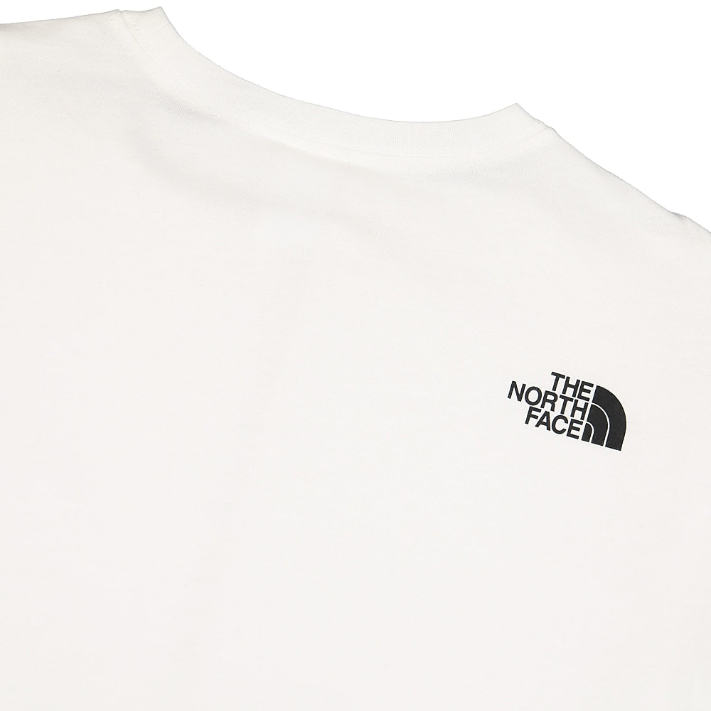 The North Face M Boruda L/S Tee White Longsleeves Detailfoto | Overkill