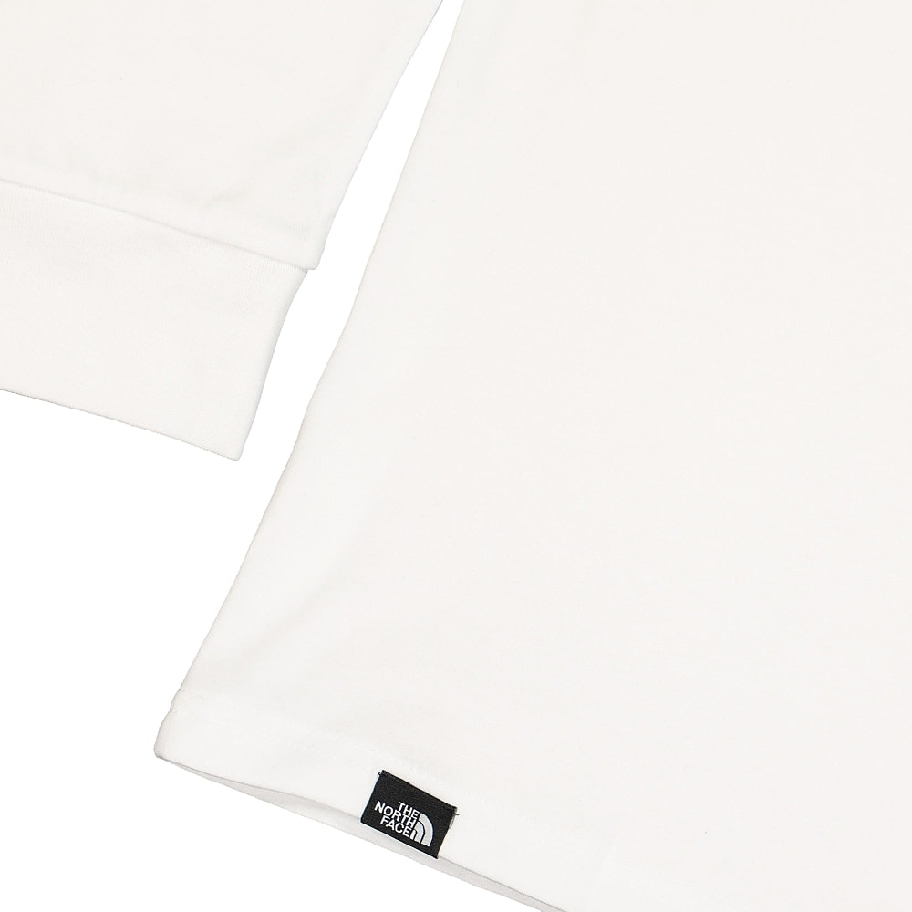 The North Face M Boruda L/S Tee White Longsleeves Detail view 1 | Overkill