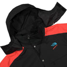 The North Face 90 Extreme Rain Jacket Black Combo Jackets Close-up | Overkill