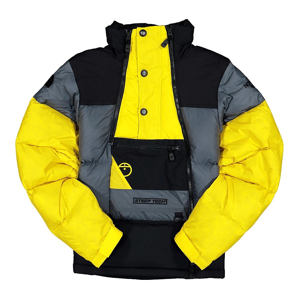 The North Face Steep Tech Down Jacket Vanadis Grey / Black Jackets NF0A4QYTSH3 | Overkill