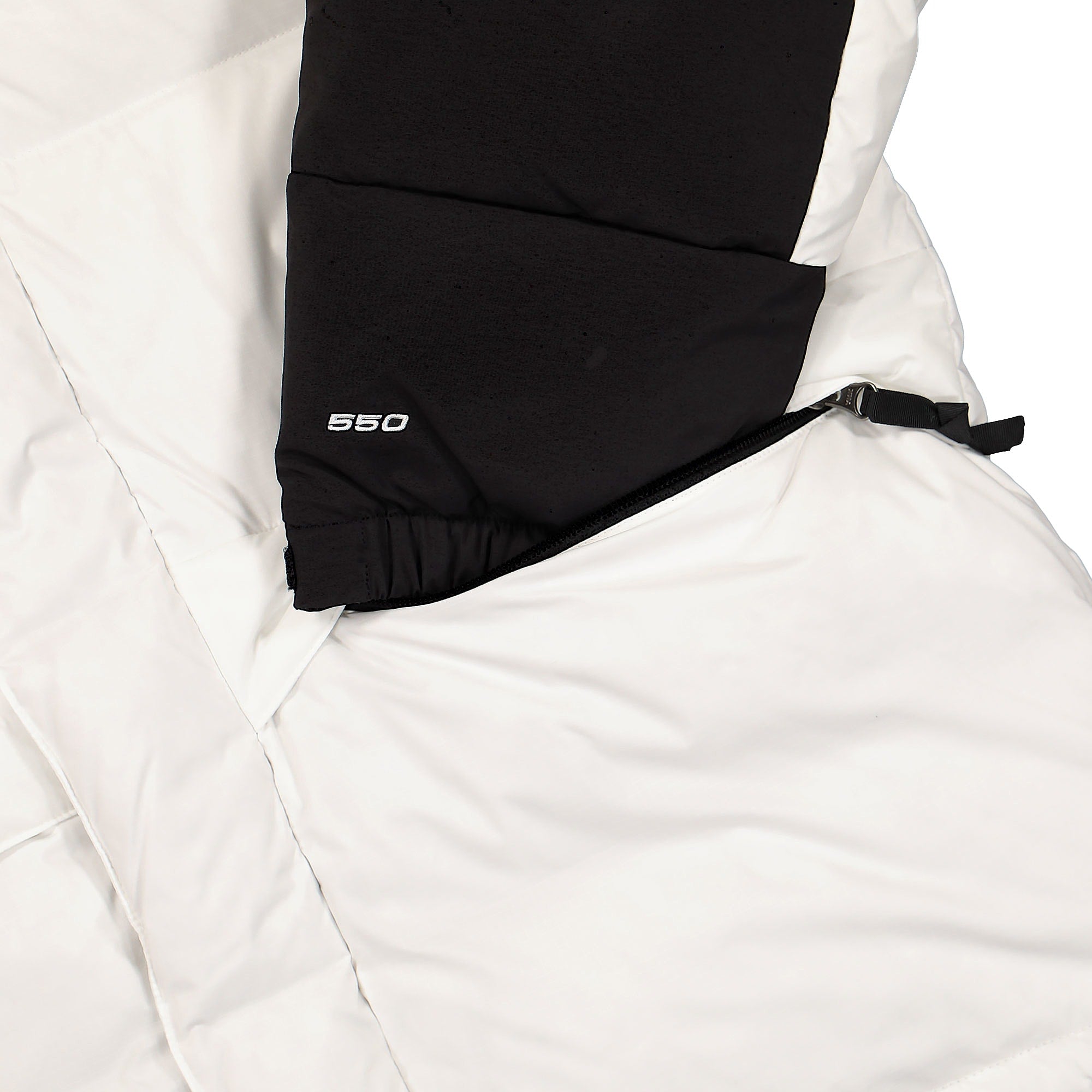 The North Face Himalayan Down Parka White Puffer Jackets Detailfoto | Overkill