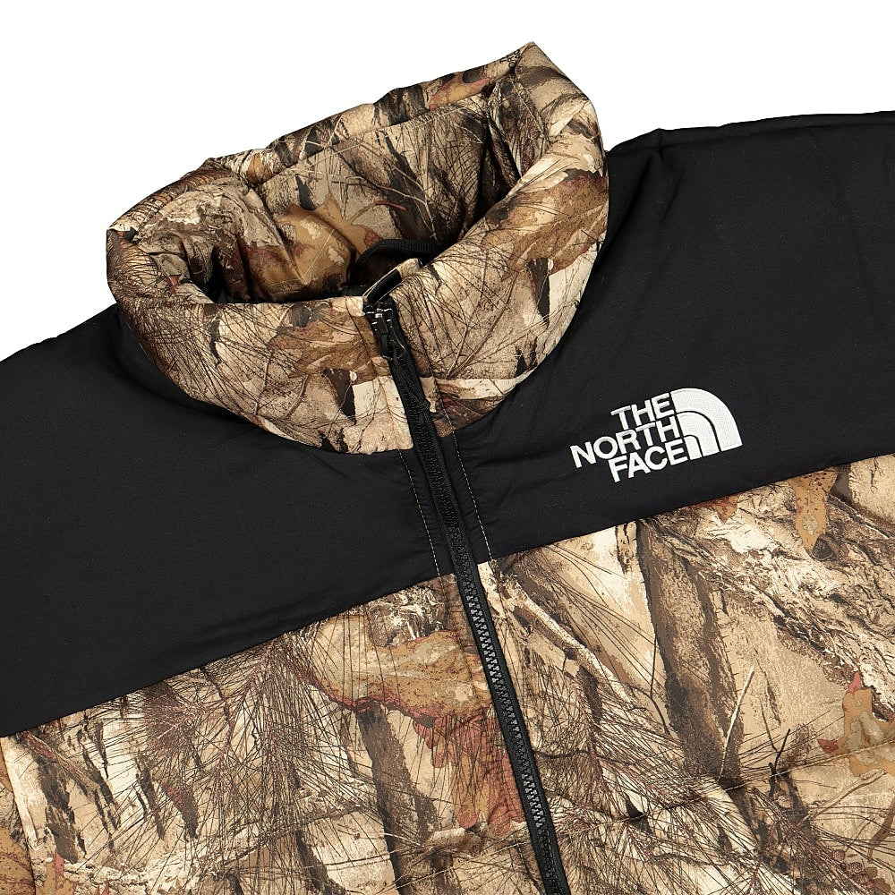 The North Face Himalayan Insulated Jacket Kelp Tan Forest Puffer Jackets Close-up | Overkill