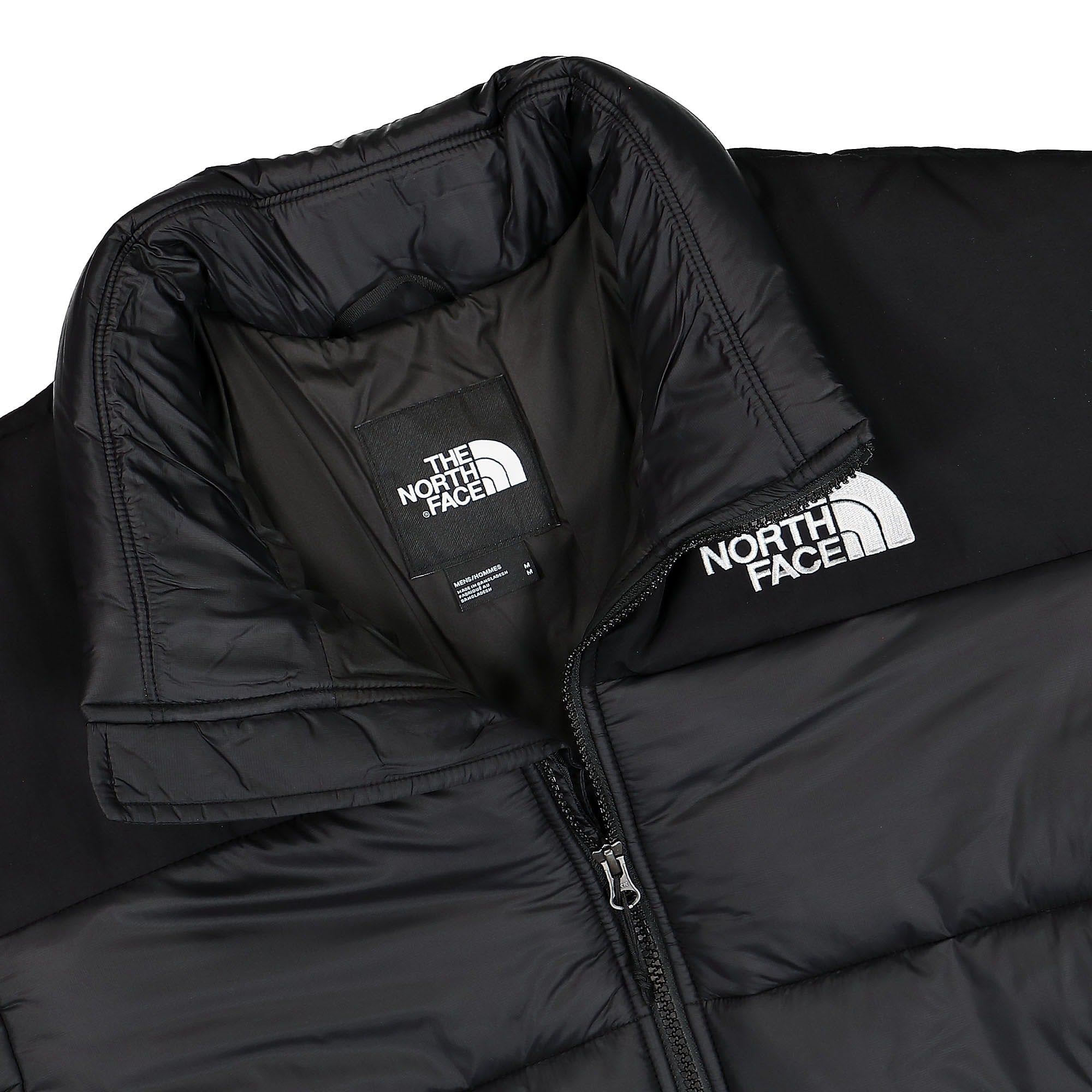 The North Face Himalayan Insulated Jacket Black Puffer Jackets Close-up | Overkill