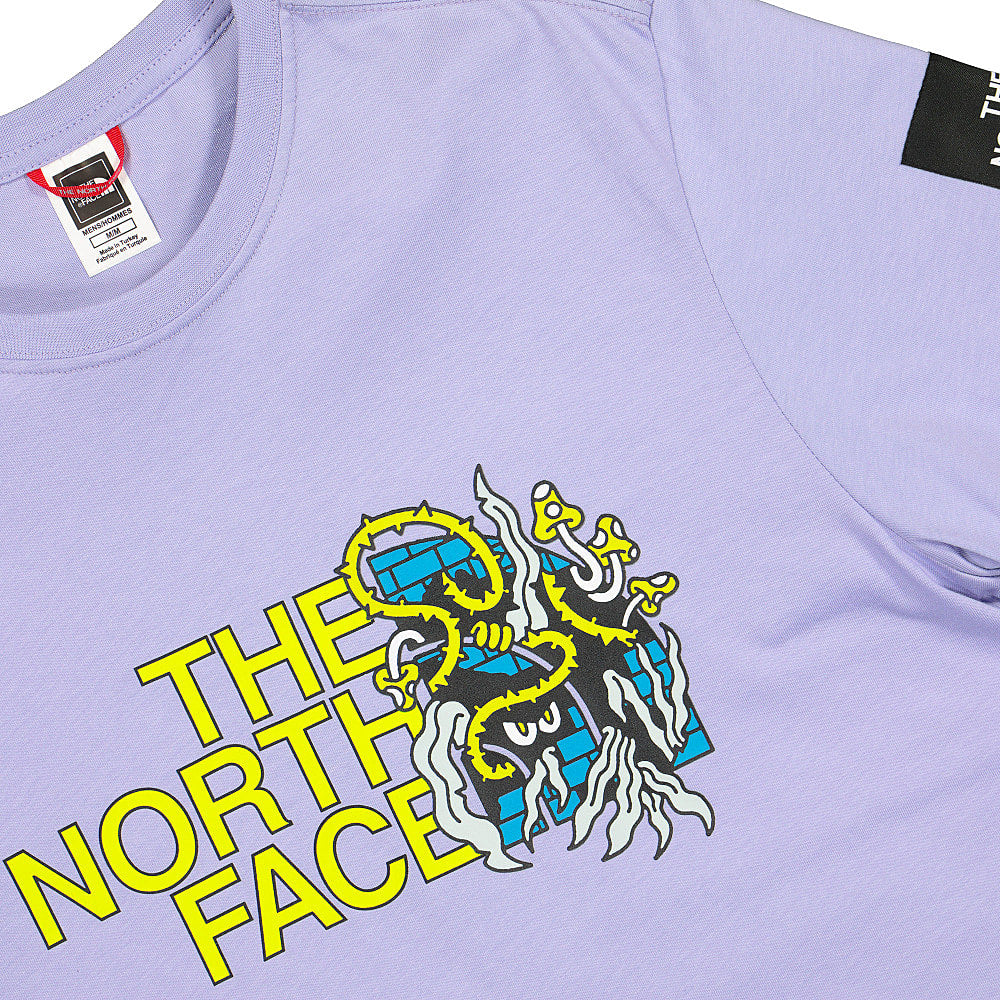 The North Face Black Box Graphic Tee Sweet Lavender T-Shirts Close-up | Overkill