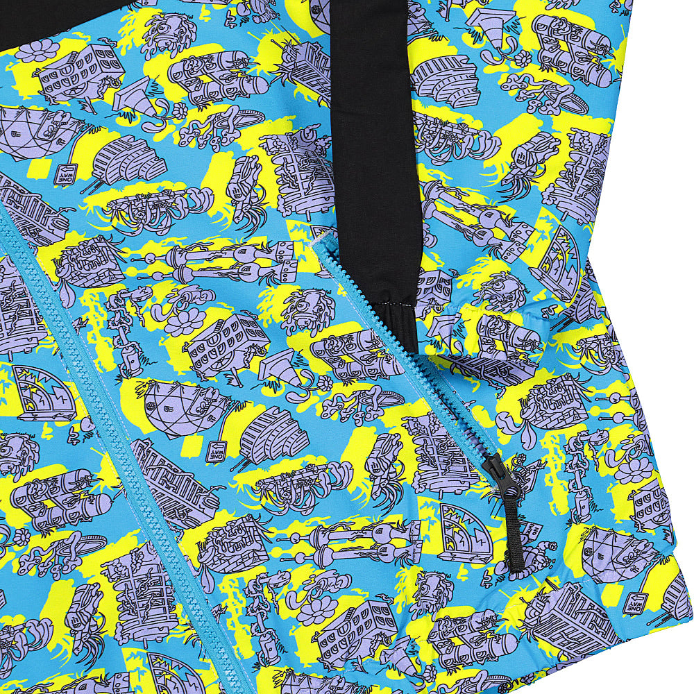 The North Face Black Box Track Top Sweet Lavender Urban By Nature Print Track Jackets Detailfoto | Overkill