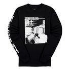 The North Face Warped Graphic Longsleeve Tee Black Longsleeves NF0A55U7JK3 | Overkill
