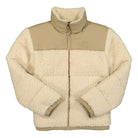 The North Face Sherpa Nuptse Jacket Bleached Sand - Kelp Tan Jackets NF0A5A8411G | Overkill