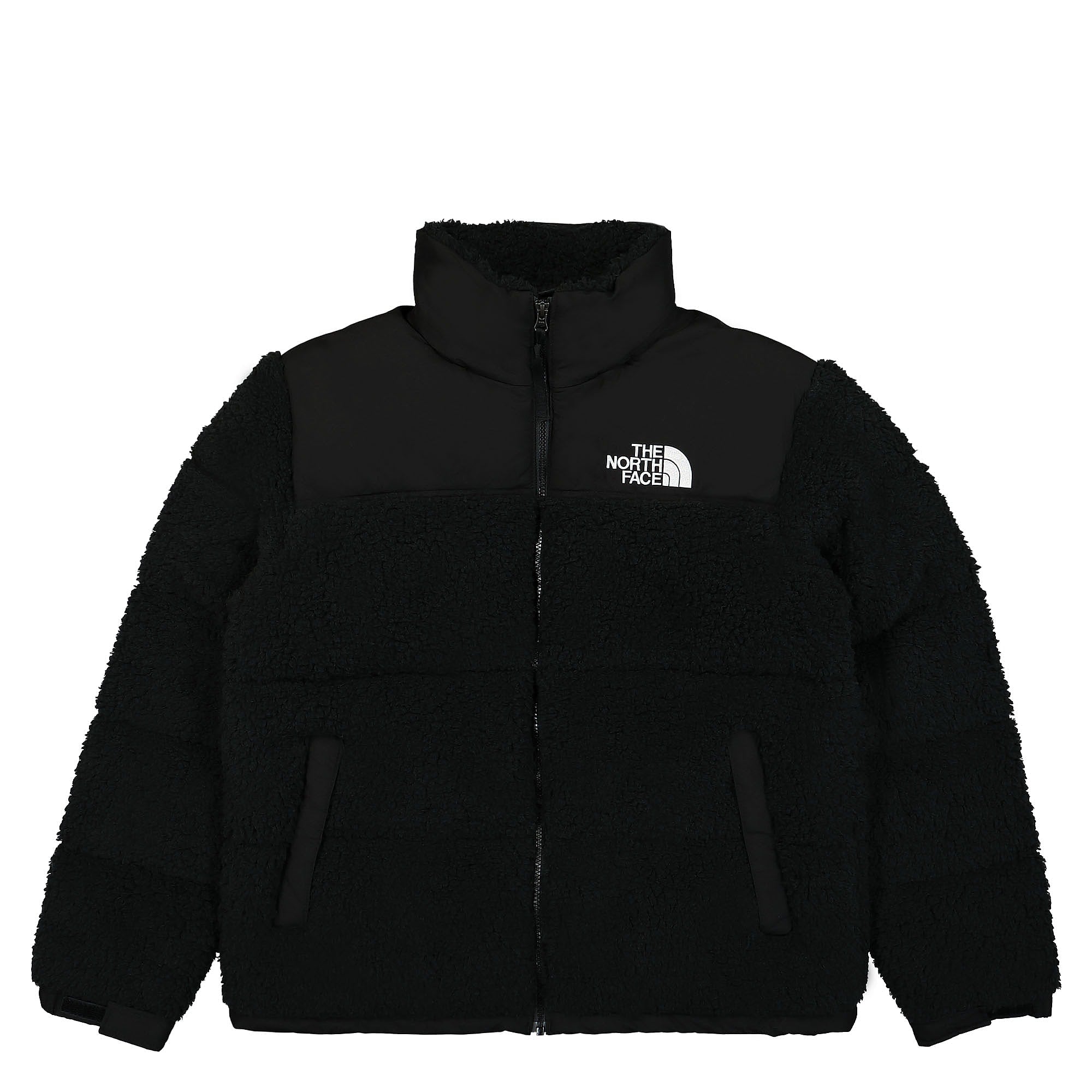 The North Face High Pile Nuptse Jacket Black Jackets NF0A5A84JK3 | Overkill