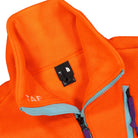 The North Face Tae Fleece Fullzip Jacket Red Orange Jackets Close-up | Overkill