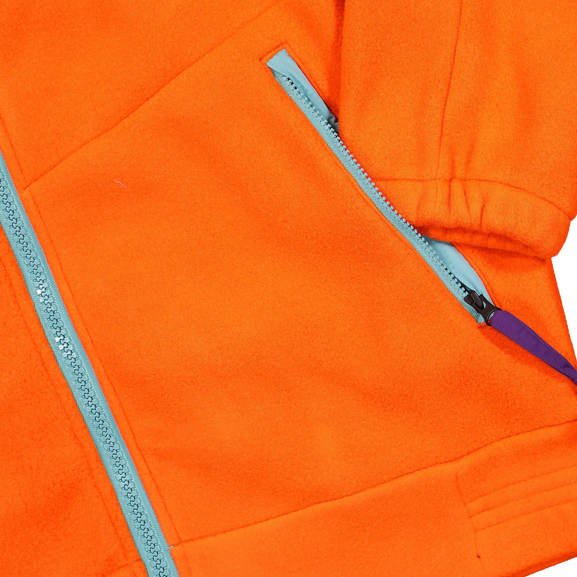 The North Face Tae Fleece Fullzip Jacket Red Orange Jackets Detailfoto | Overkill