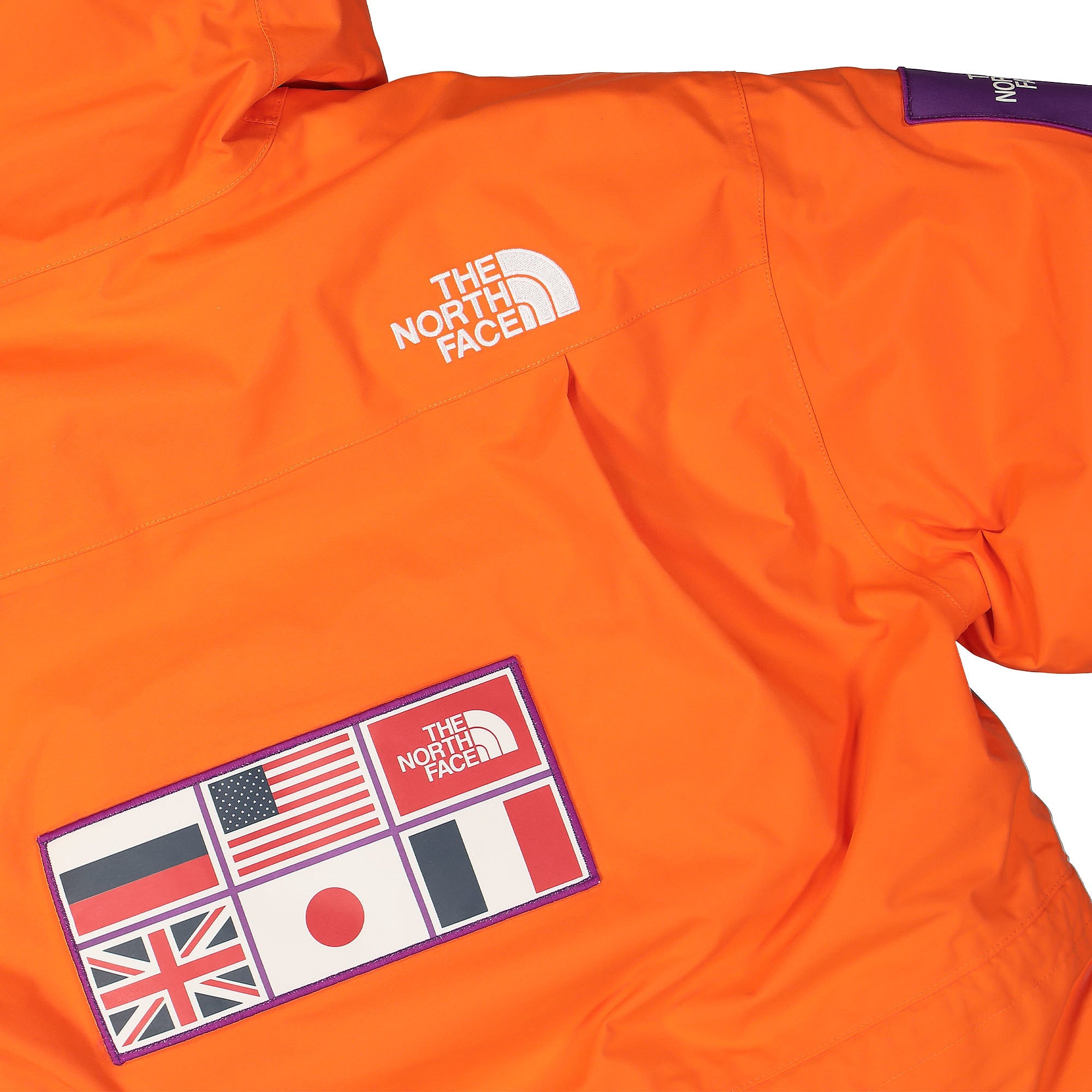 The North Face CTAE Expedition Parka Red Orange Puffer Jackets Detail view 2 | Overkill