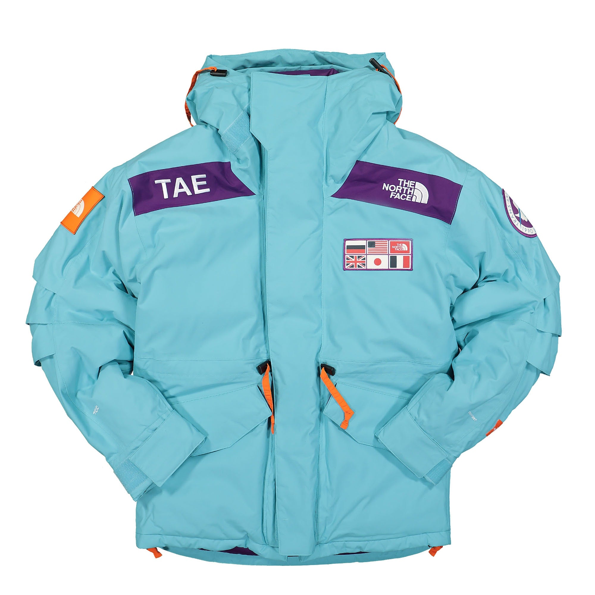 The North Face CTAE Expedition Parka Transantarctic Blue Puffer Jackets NF0A5GF23XT | Overkill