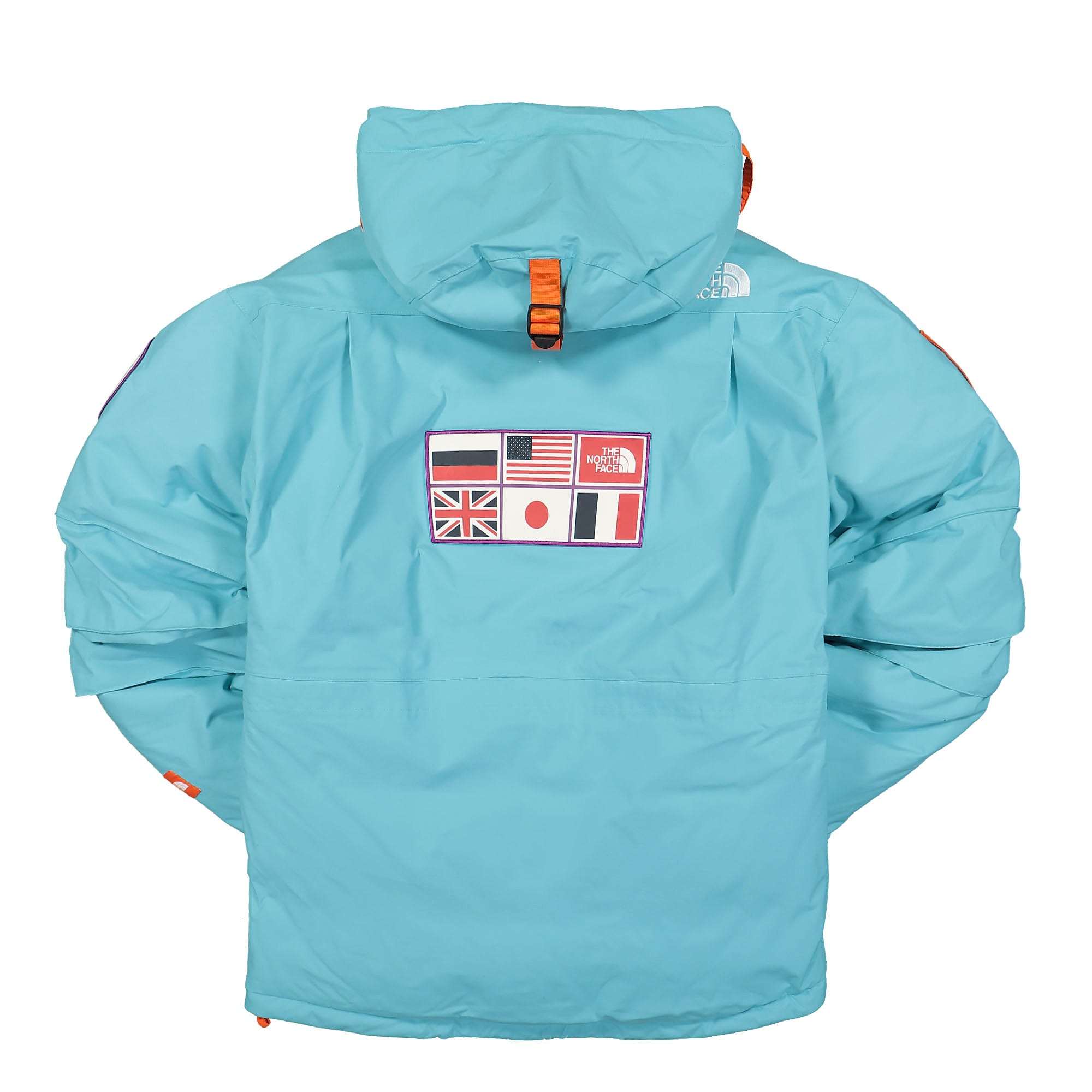 The North Face CTAE Expedition Parka Transantarctic Blue Puffer Jackets Material | Overkill