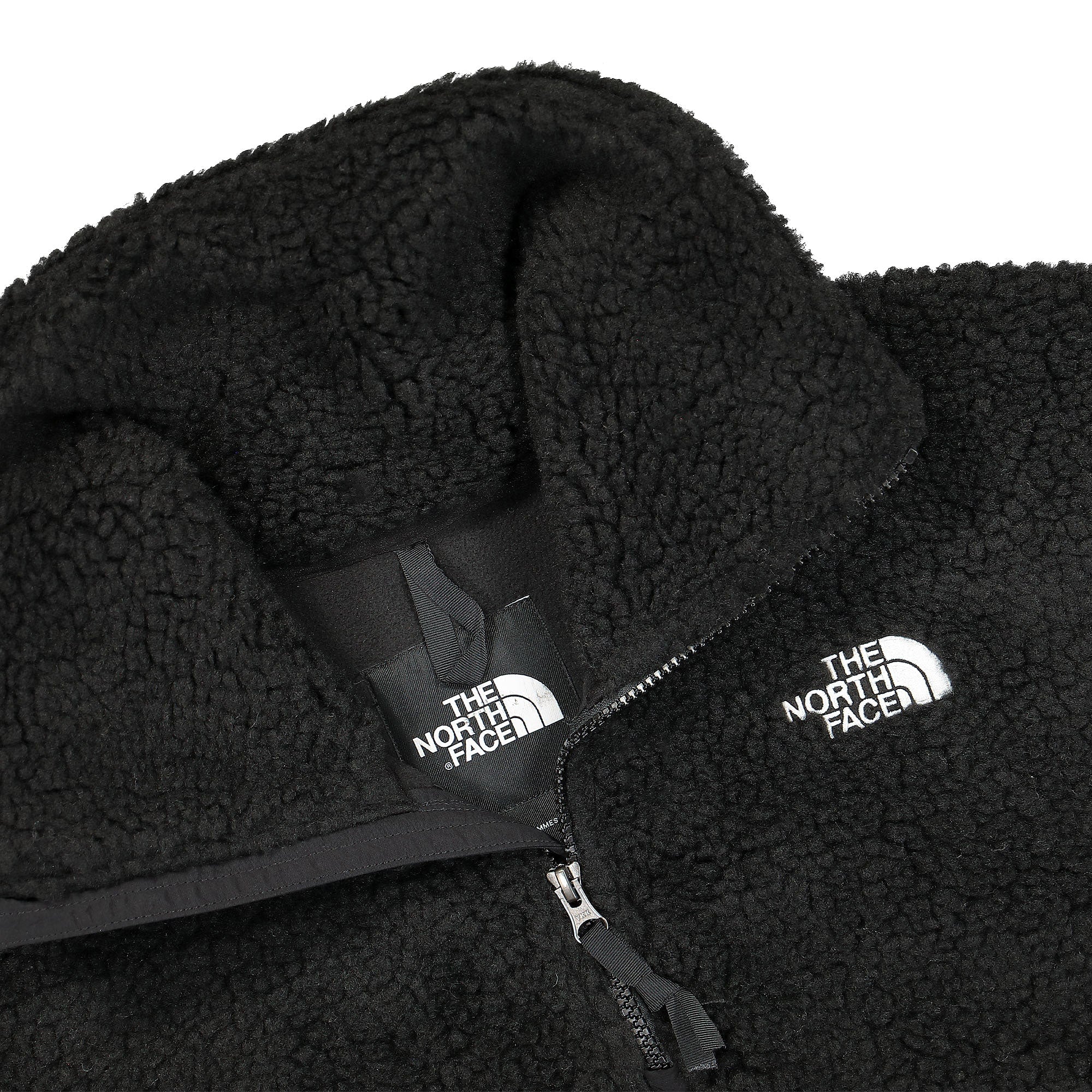 The North Face W Sherpa Quarter Zip Black Sweatshirts Close-up | Overkill