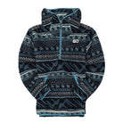 The North Face Campshire Fleece Hoodie Aviator Navy Mountain Fairisle Print Fleece Jackets NF0A5GMT2F3 | Overkill