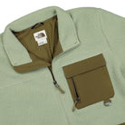 The North Face Bleaklow Fleece Jacket Tea Green / Military Olive Fleece Jackets Close-up | Overkill