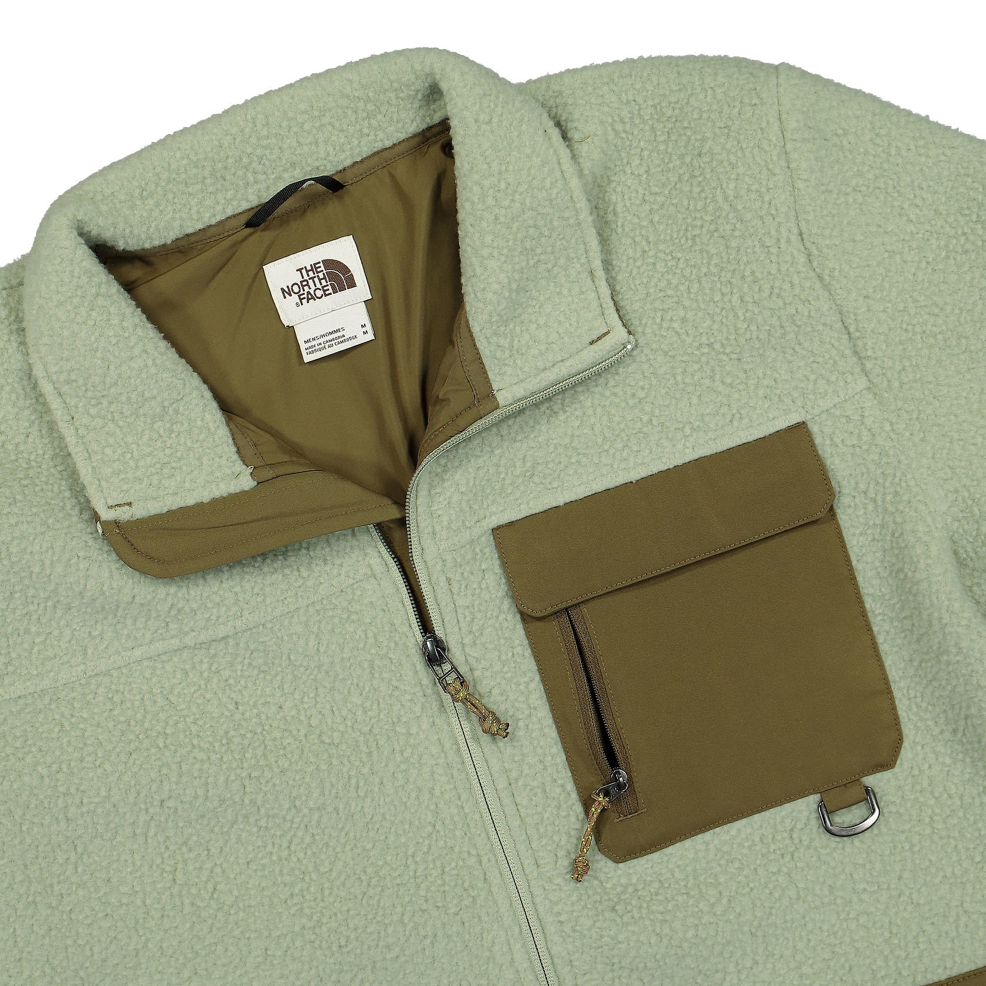 The North Face Bleaklow Fleece Jacket Tea Green / Military Olive Fleece Jackets Close-up | Overkill