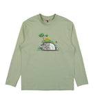 The North Face Heritage Longsleeve Graphic Tee Tea Green Longsleeves NF0A5IGT3X31 | Overkill