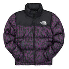 The North Face Printed 1996 Retro Nuptse Jacket Gravity Purple - Leopard Print Jackets NF0A5IXK29J | Overkill