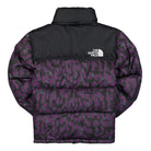 The North Face Printed 1996 Retro Nuptse Jacket Gravity Purple - Leopard Print Jackets Material | Overkill