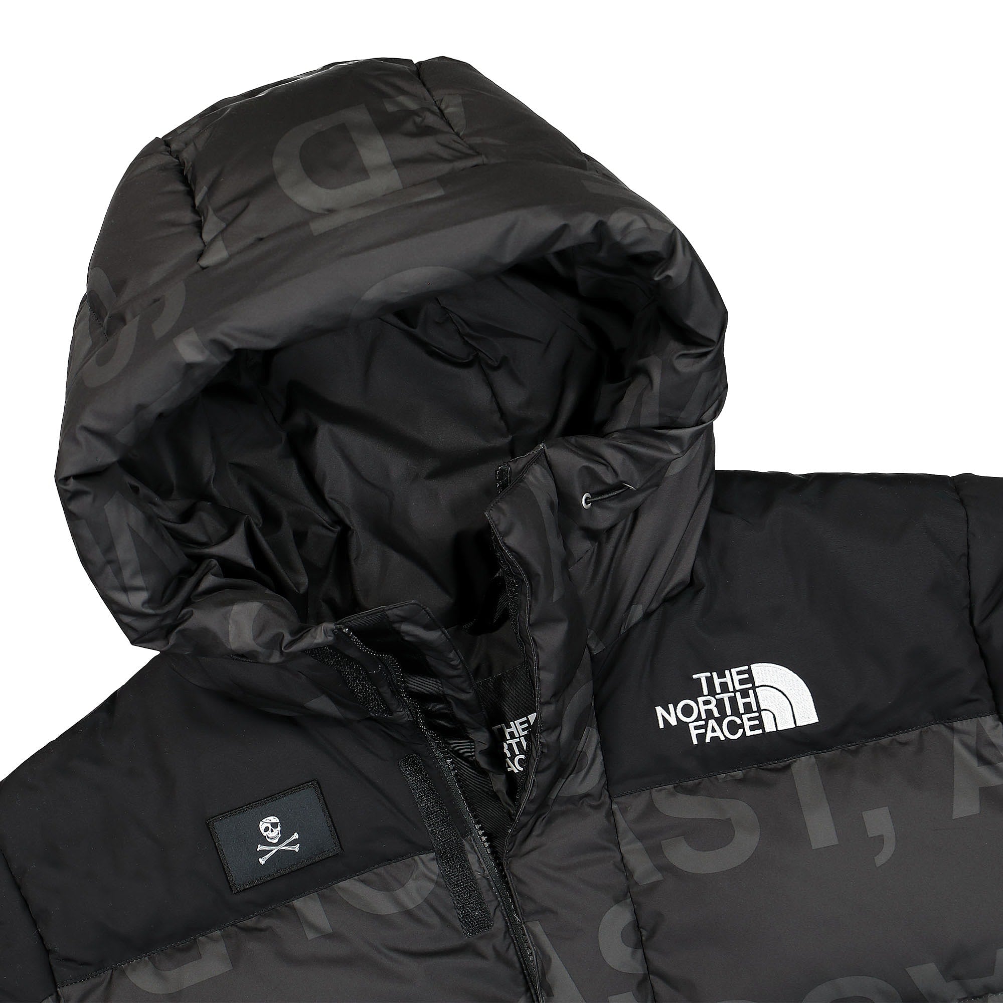 The North Face Conrads Flag Himalayan Down Parka TNF Black Puffer Jackets Close-up | Overkill