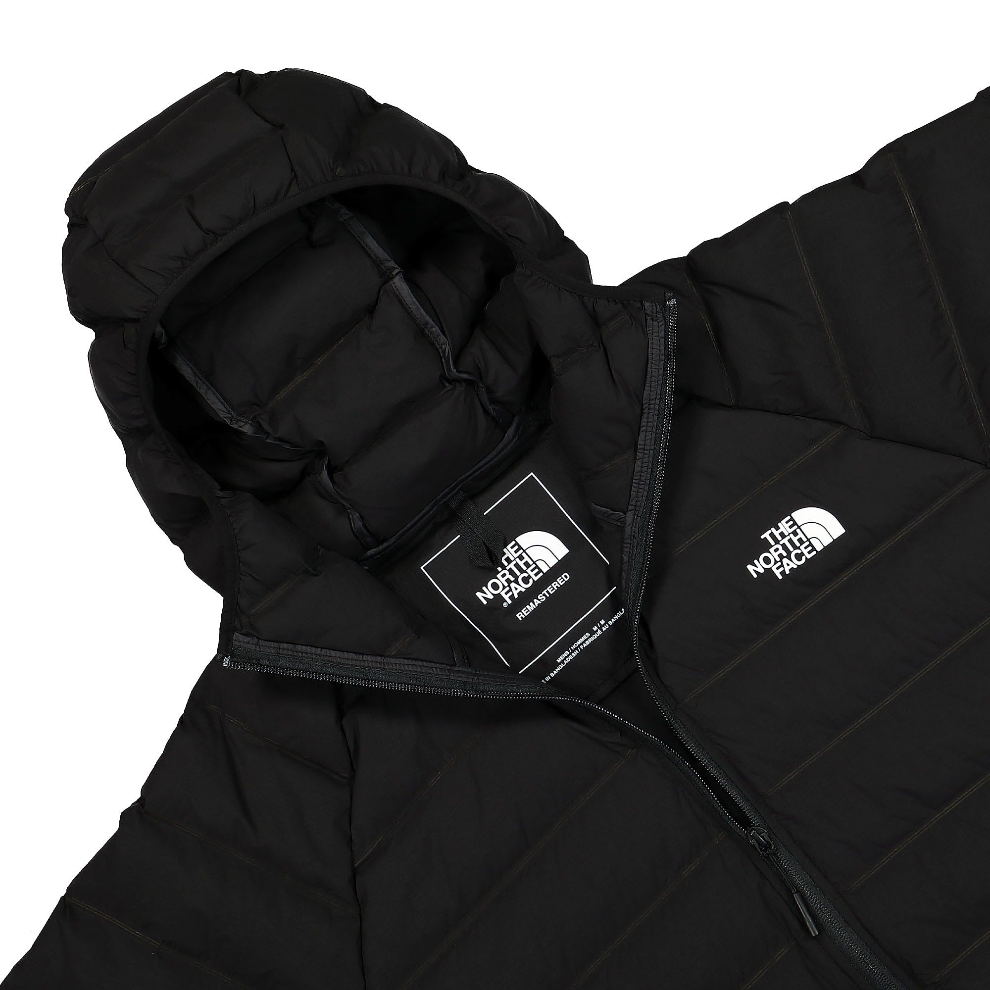 The North Face Rmst Down Hoodie Black Hoodies Close-up | Overkill