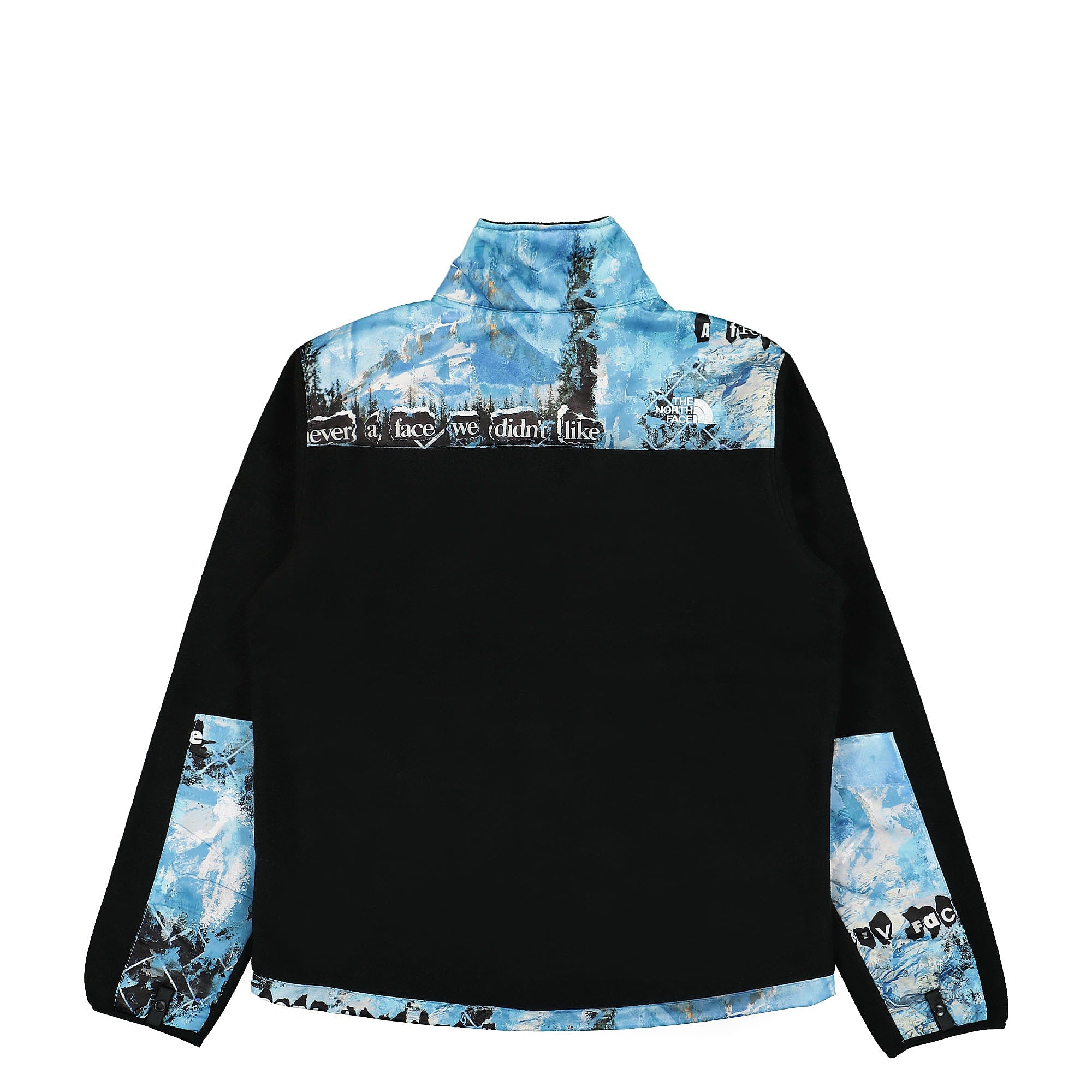The North Face Printed Denali Jacket Norse Blue Cole Navin Never A Face Print Jackets Material | Overkill