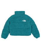 The North Face W High Pile Nuptse Jacket Harbor Blue Jackets Material | Overkill