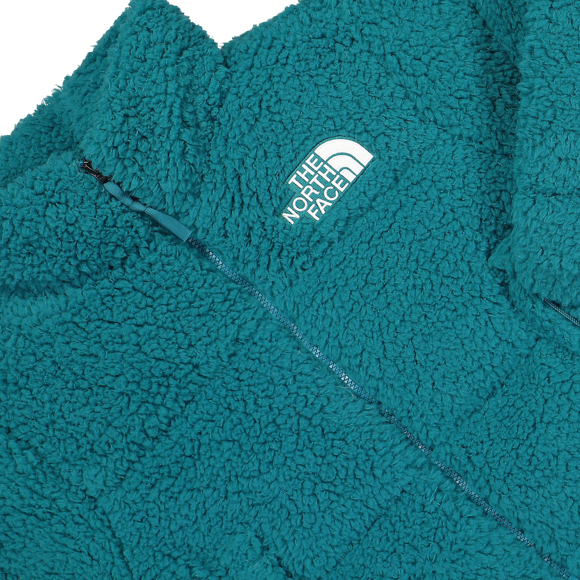 The North Face W High Pile Nuptse Jacket Harbor Blue Jackets Detailfoto | Overkill